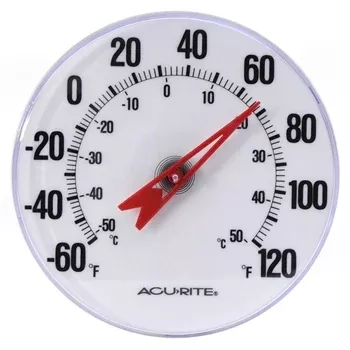 00346 Indoor/Outdoor Thermometer with bracket