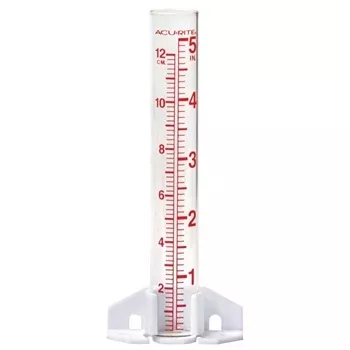 00810 5″ Capacity Magnifying Rain Gauge