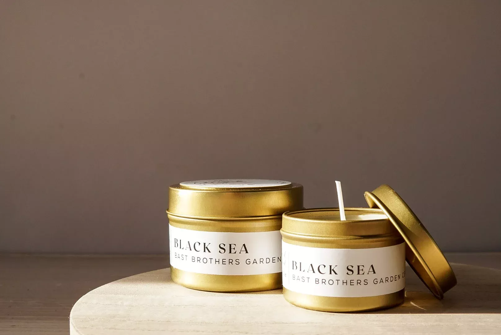 02 Ounce Black Sea Tin Candle