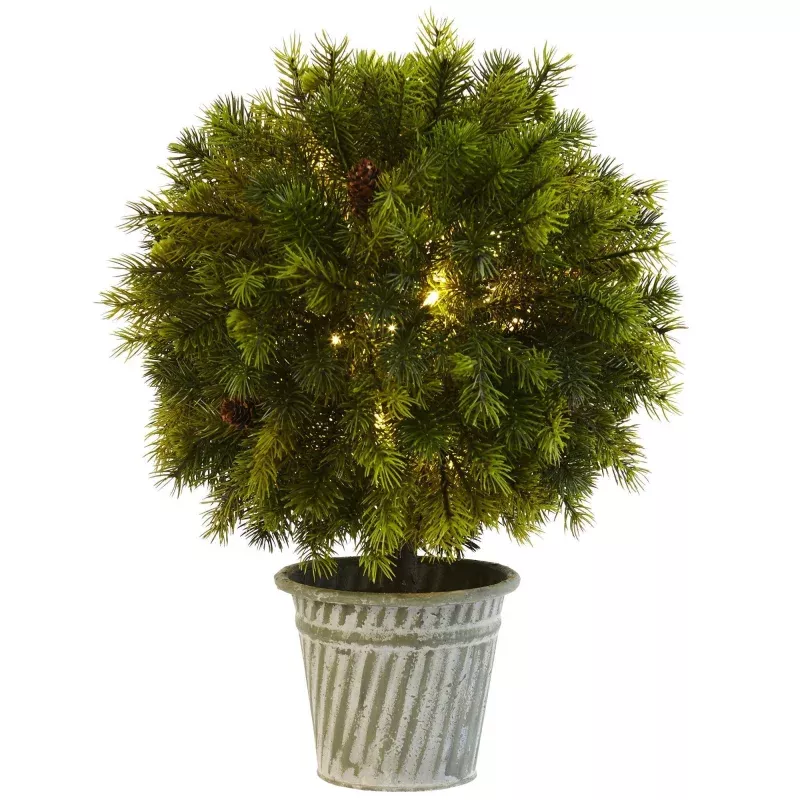 18 Pine Ball in Iron Top