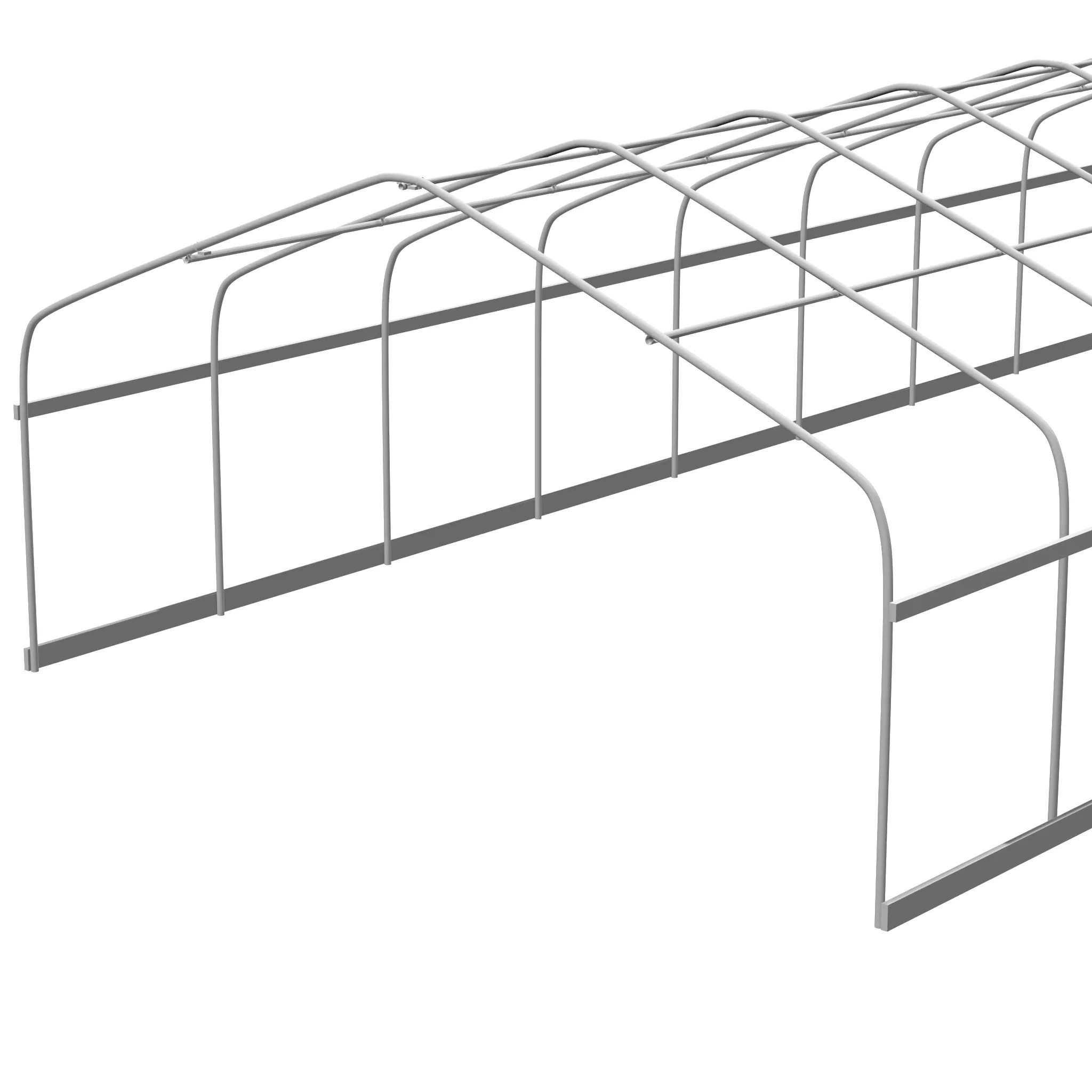 20’x120′ Greenhouse Frame Semi-Gable