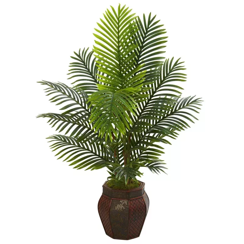 4.5 Paradise Palm Artificial Tree in Decorative Planter