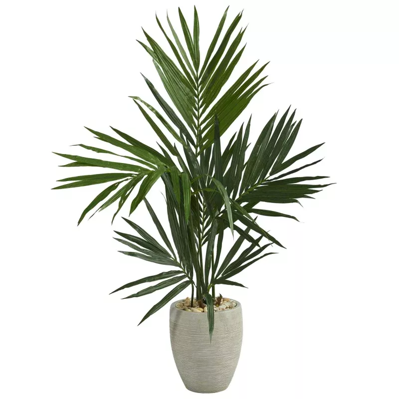 50 Kentia Artificial Palm Tree in Sand Colored Planter