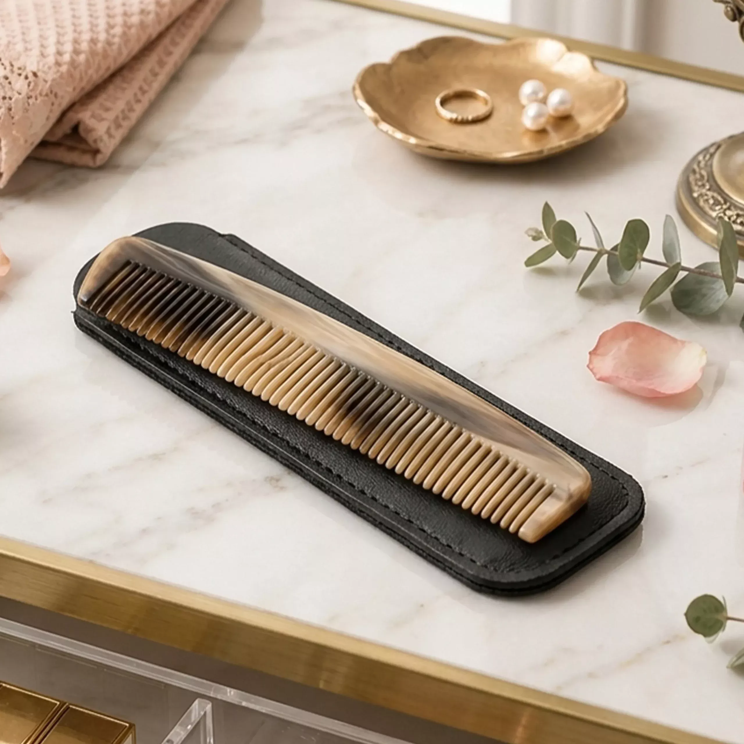 6-1/2 in Purse Horn Comb