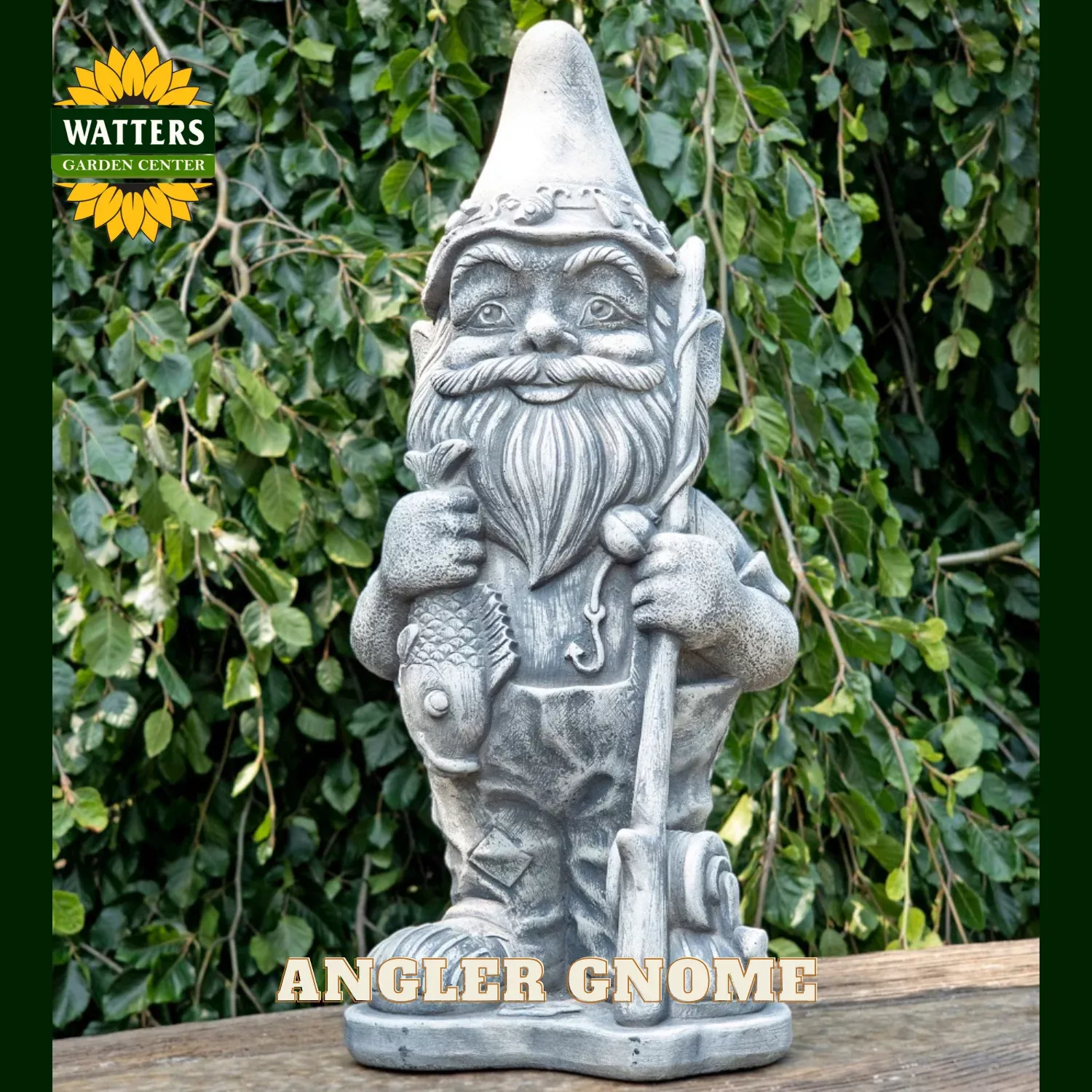 ANGLER GNOME STATUE