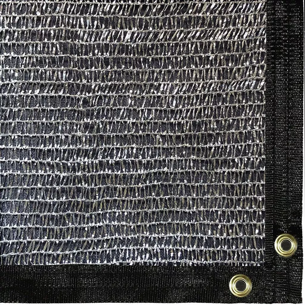 Be Cool Solutions™ 40% Aluminet Tape Knit Shade Cloth, Grommeted Panel