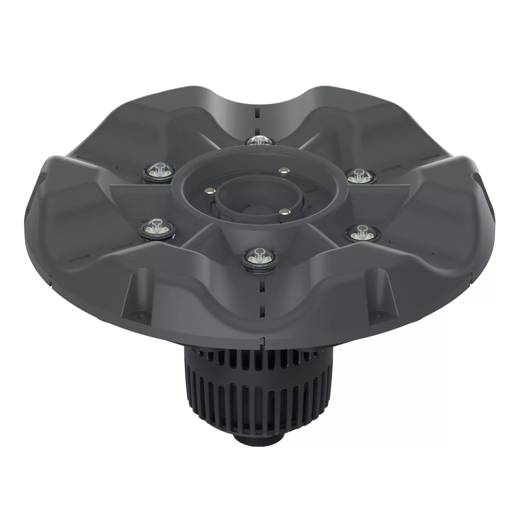 Bermuda Floating Pond Aerator Fountain with LEDs