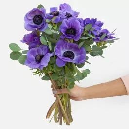 Blue Anemone Bouquet
