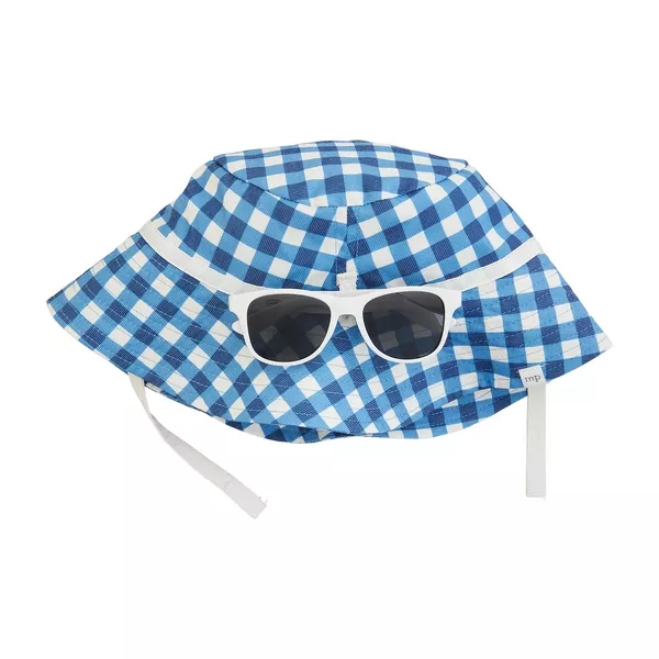 Blue Hat & Sunglasses