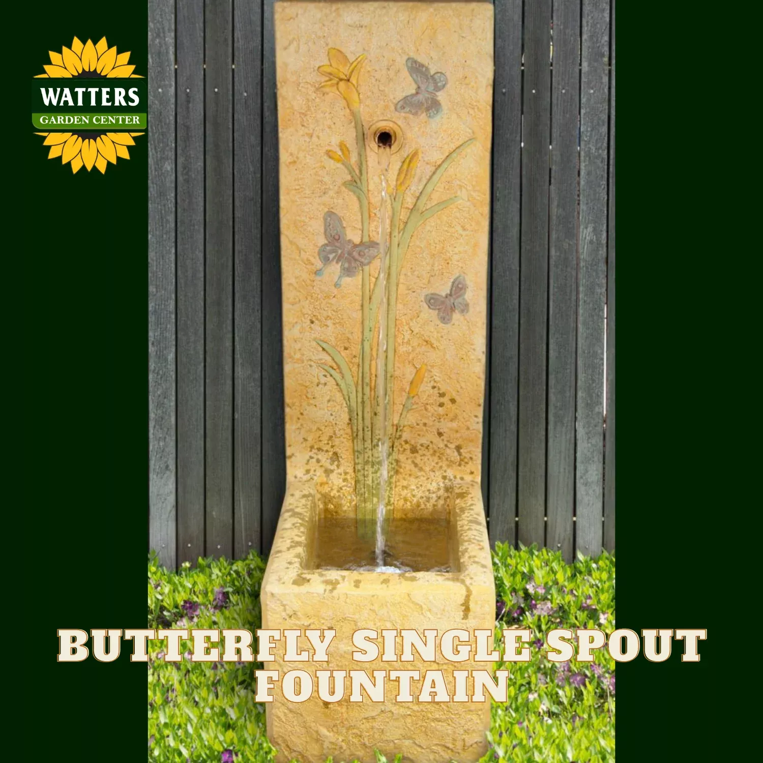 BUTTERFLY SINGLE SPOUT FOUNTAIN