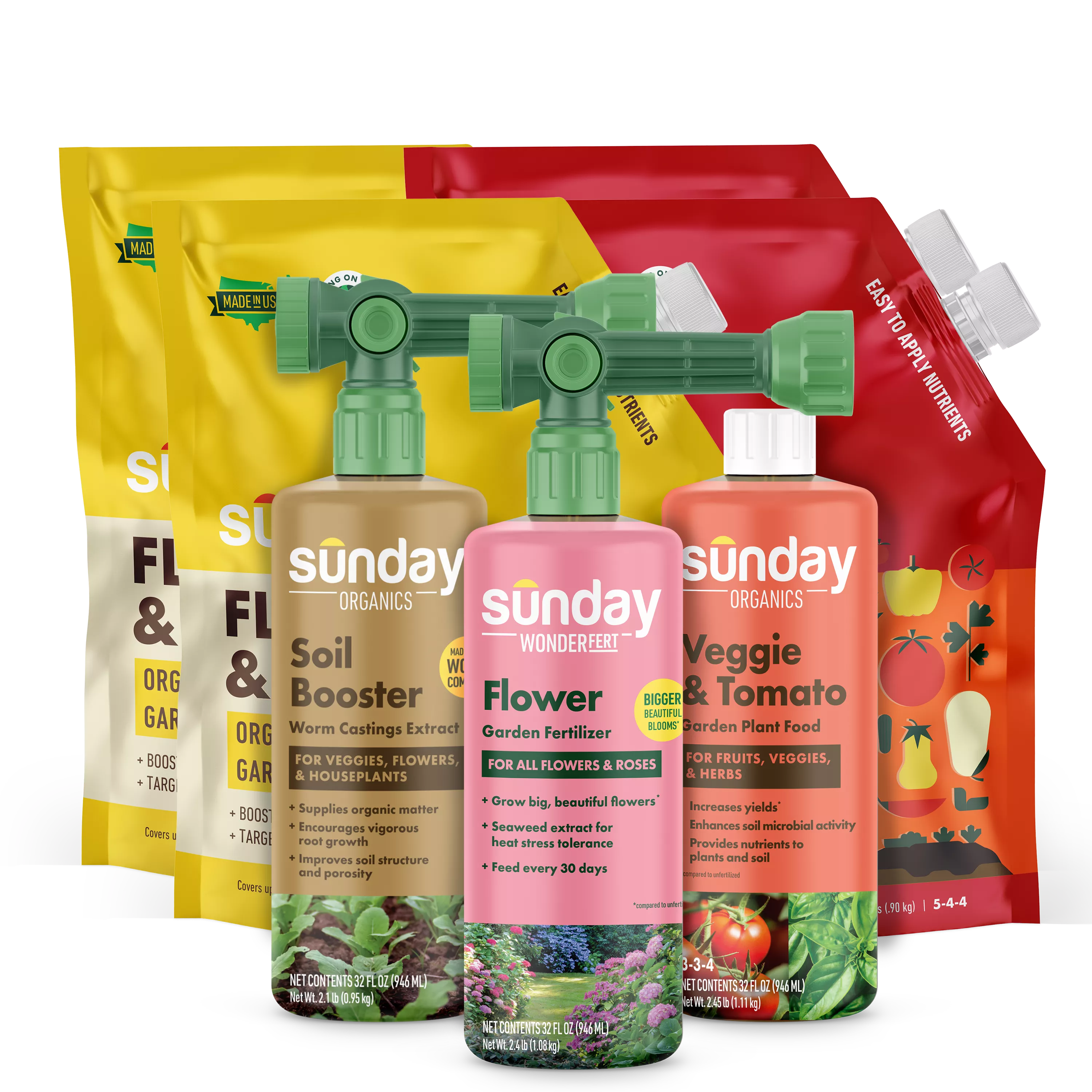 Complete Veggie & Flower Fertilizer Kit