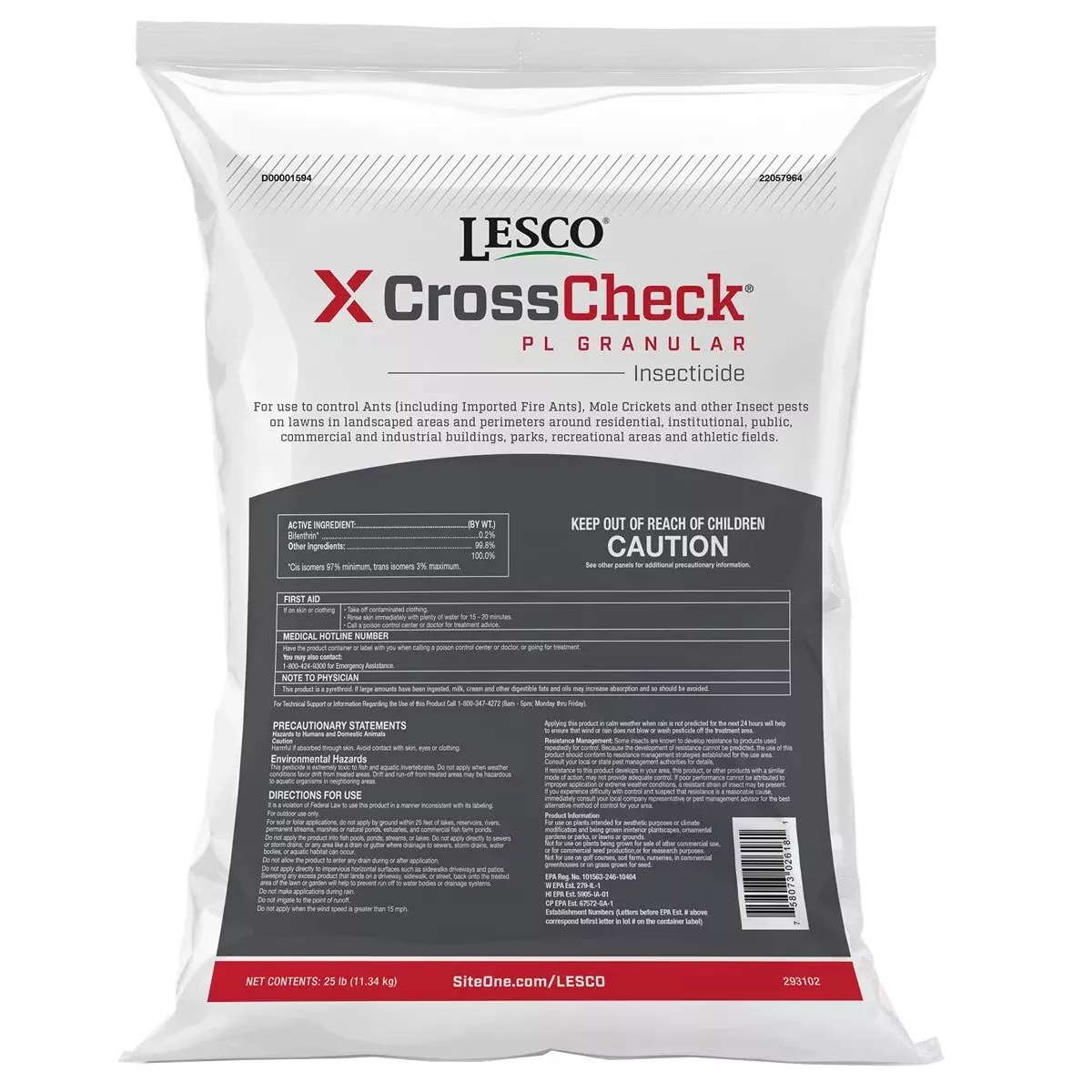 Crosscheck PL Granular Insecticide – 25 lbs.