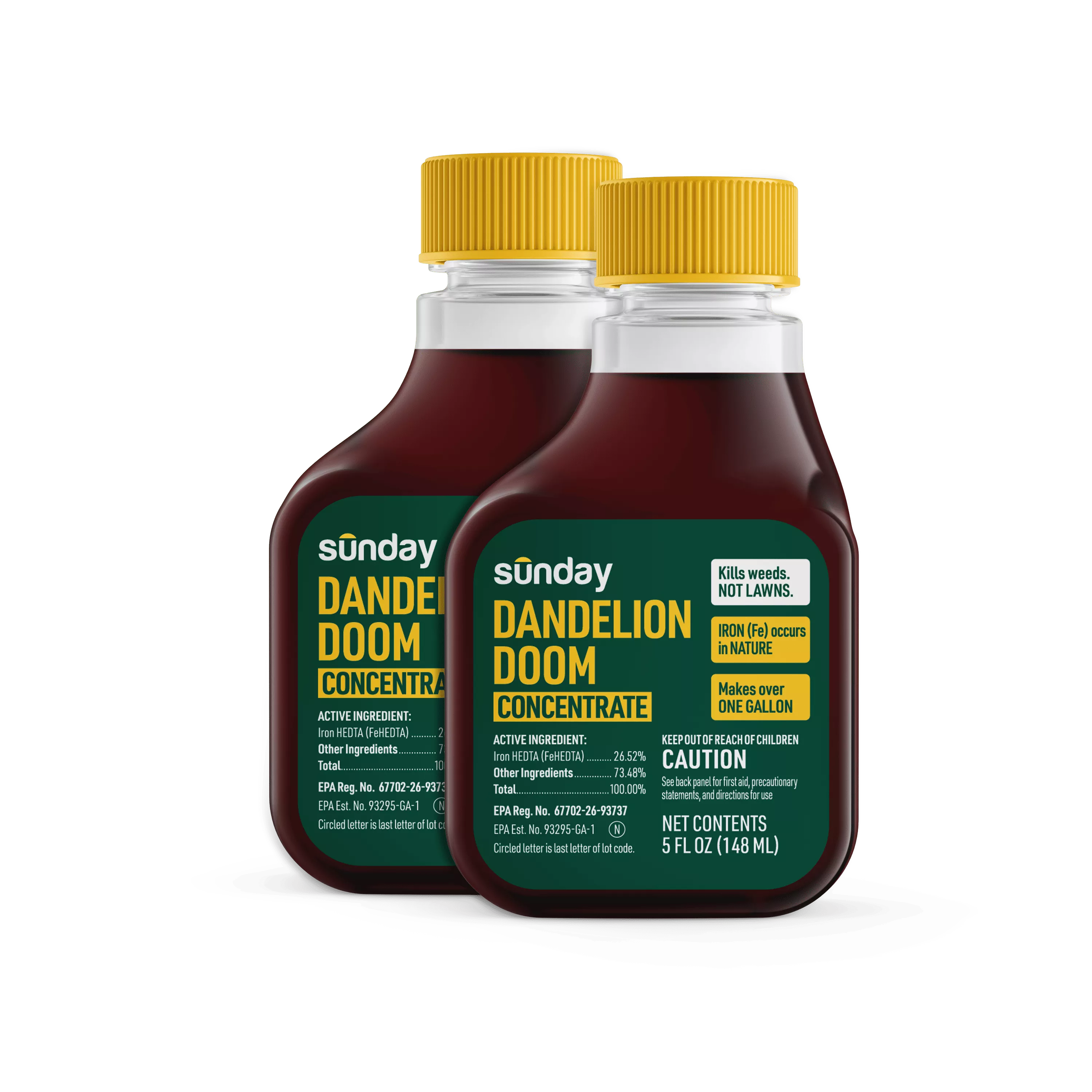 Dandelion Doom Herbicide Concentrate Refill (2-pack)