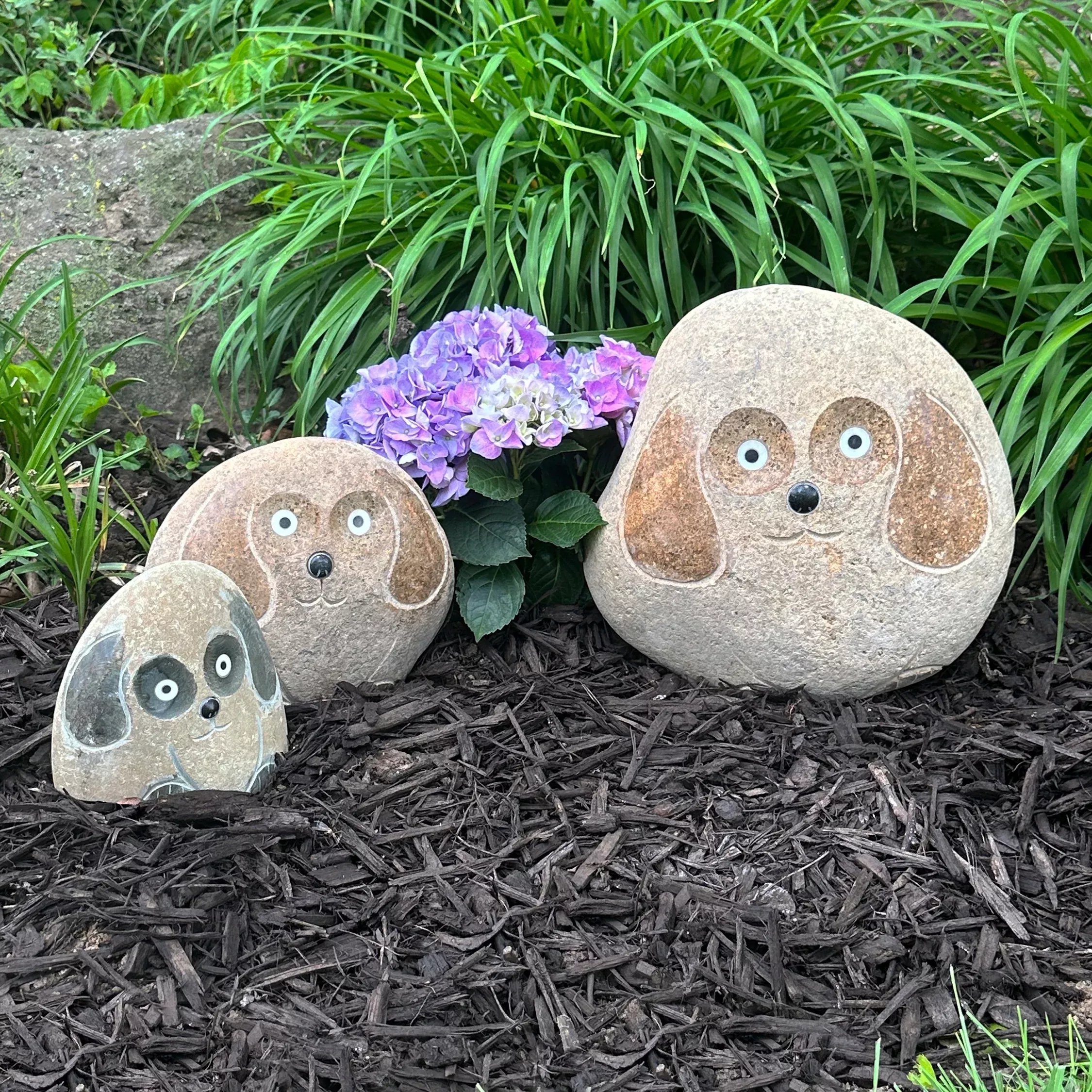 Family of Boulder Dogs 3 Pcs 6″8″12″