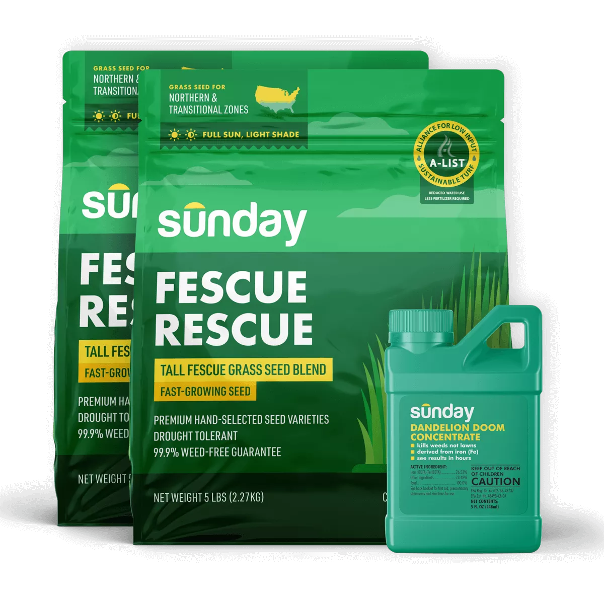 Fescue Rescue Seed & Weed Kit