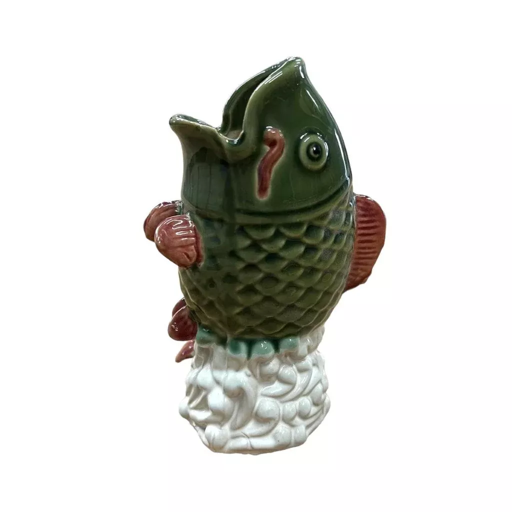 Fish-Shape Ceramic Pot Planter – Whimsical Decorative Garden Planter
