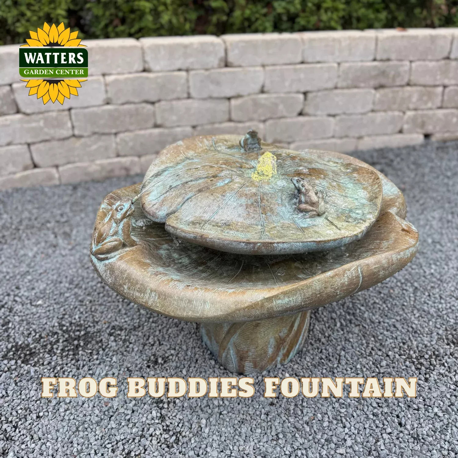 FROG BUDDIES FOUNTAIN 24″ TALL