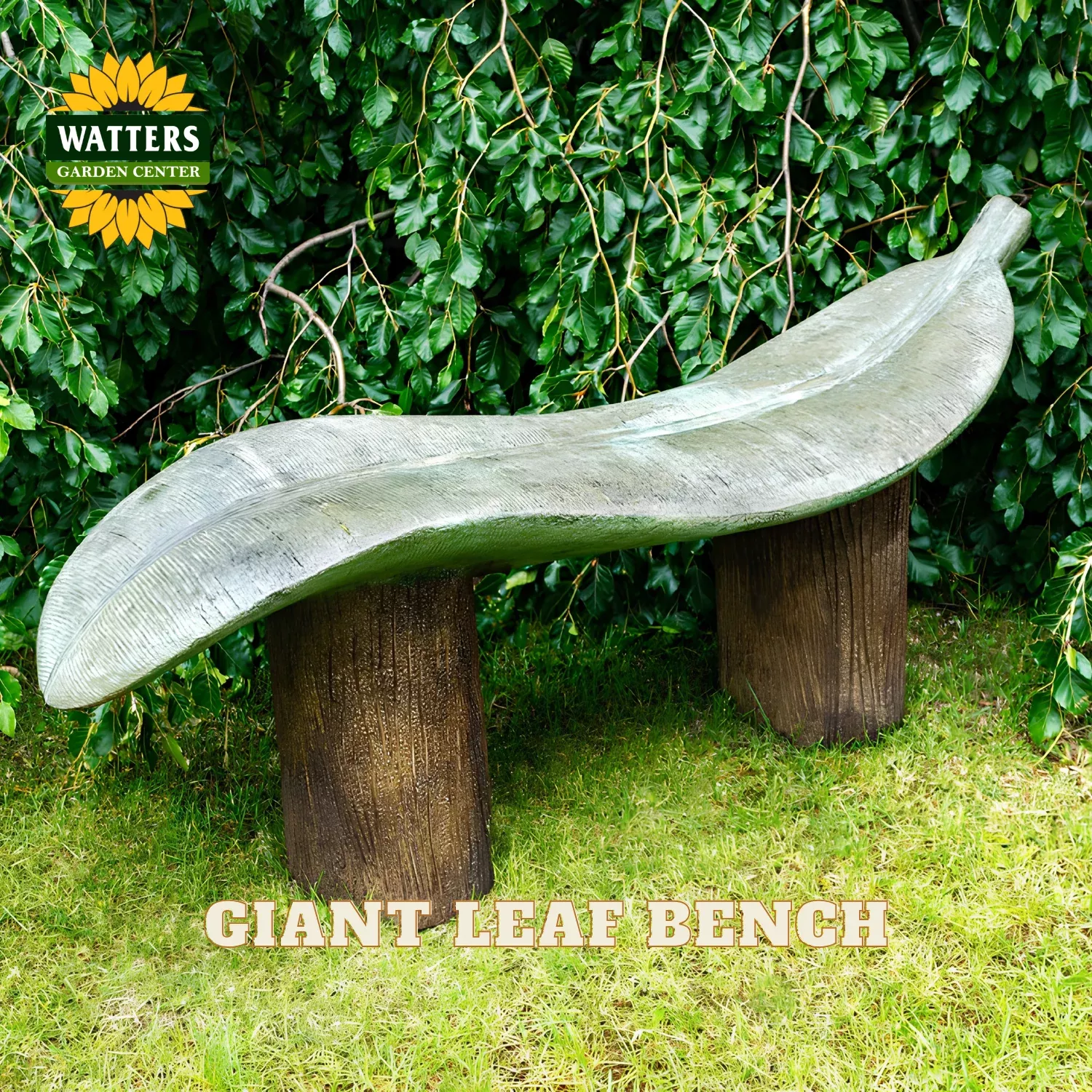 GIANT LEAF BENCH 57″ LONG