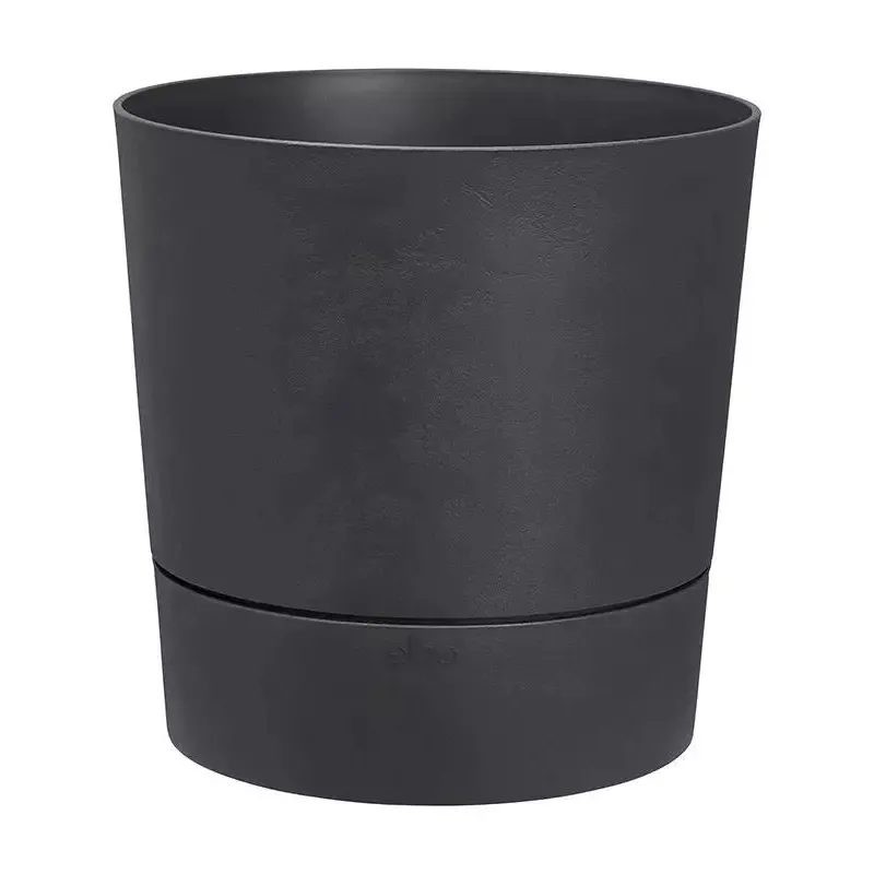 Greensense Aqua Care Plant Pot 34cm Height 41cm Dia Round Charcoal