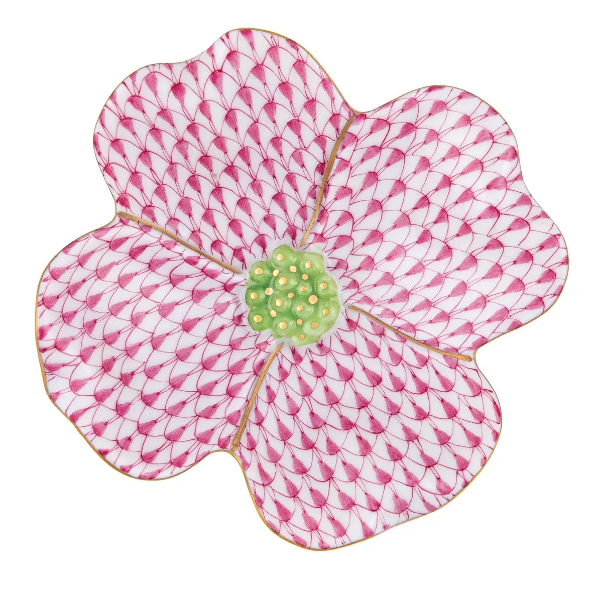 Herend Dogwood Flower – Raspberry