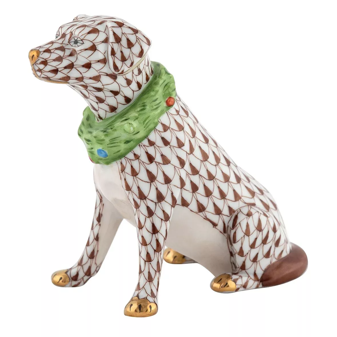 Herend Holiday Dog – Chocolate