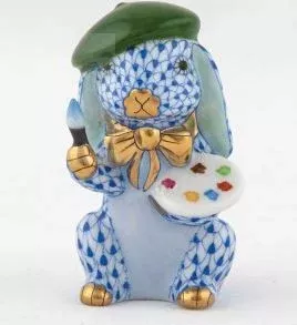 Herend Painter Bunny – Sapphire