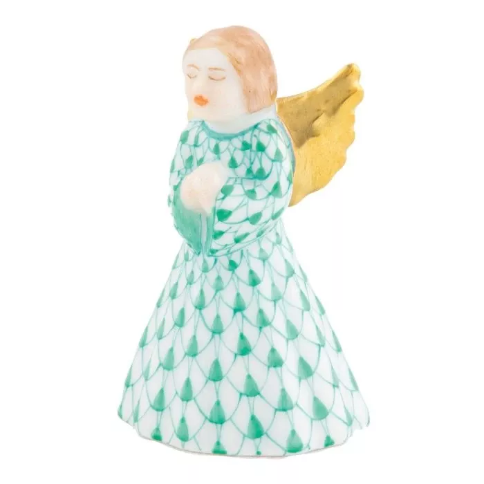 Herend Petite Praying Angel – Green
