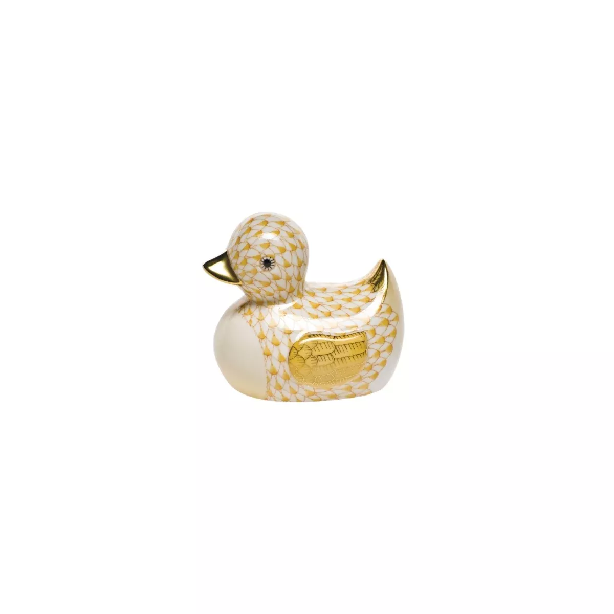Herend Rubber Ducky Figurine – Butterscotch