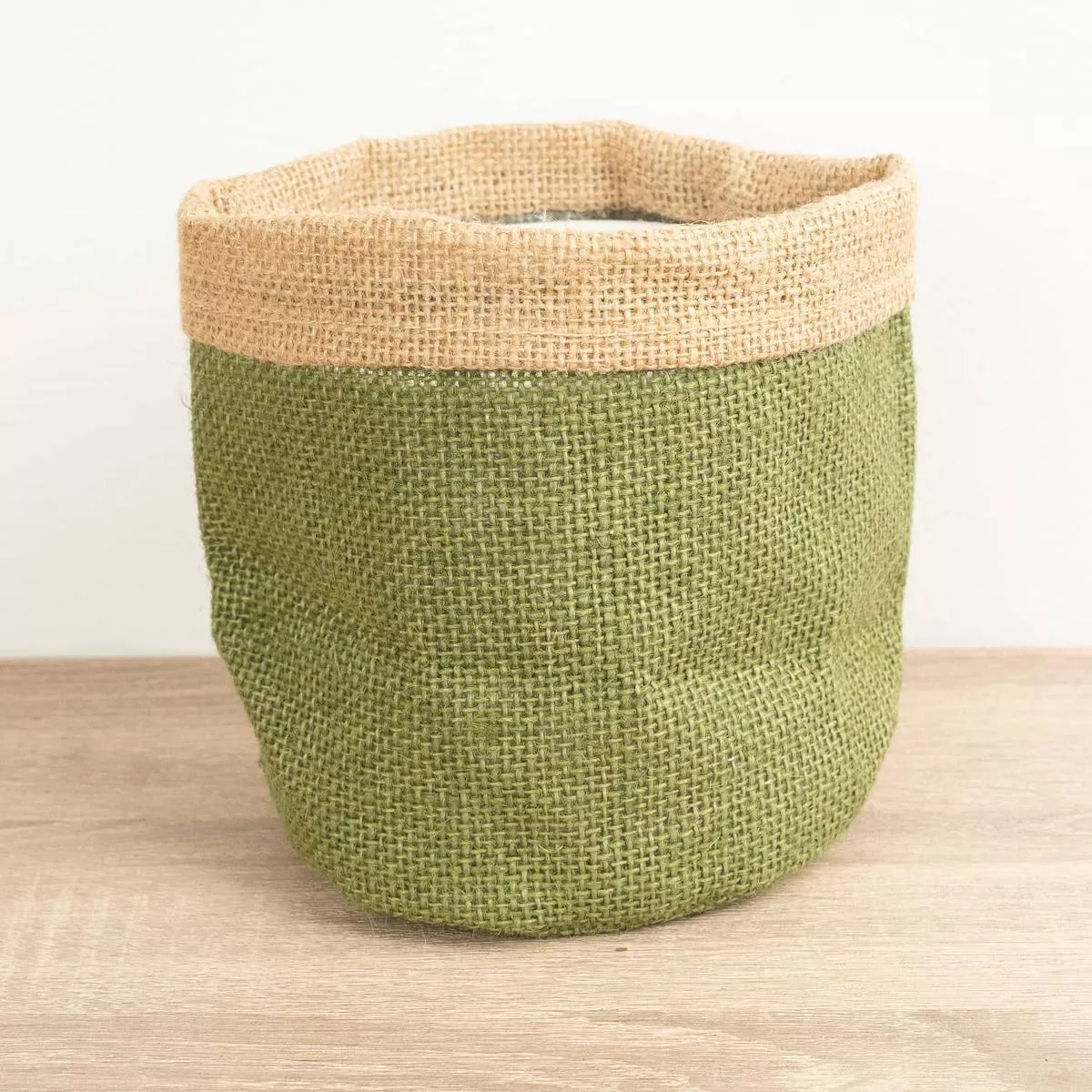 Hessian Pot | Olive Green