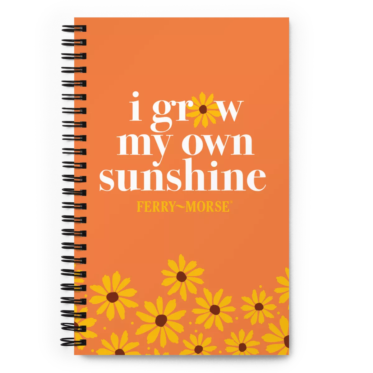“I Grow My Own Sunshine” Spiral Notebook, 5.25″ × 8.25″