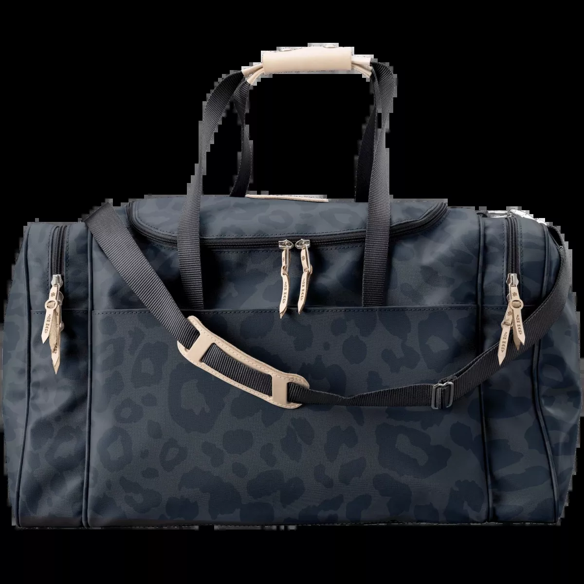 Jon Hart Large Square Duffel – Dark Leopard