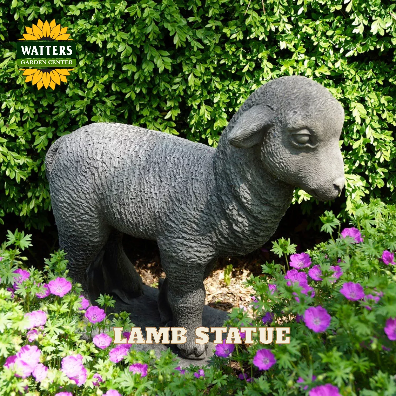 LAMB STATUE 19" TALL