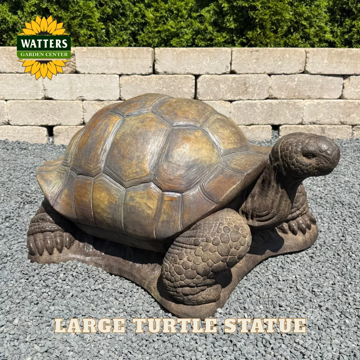 LARGE TURTLE STATUE