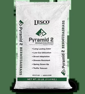 LESCO Pyramid 2 Bermuda Grass Seed (Coated) 25 lb.