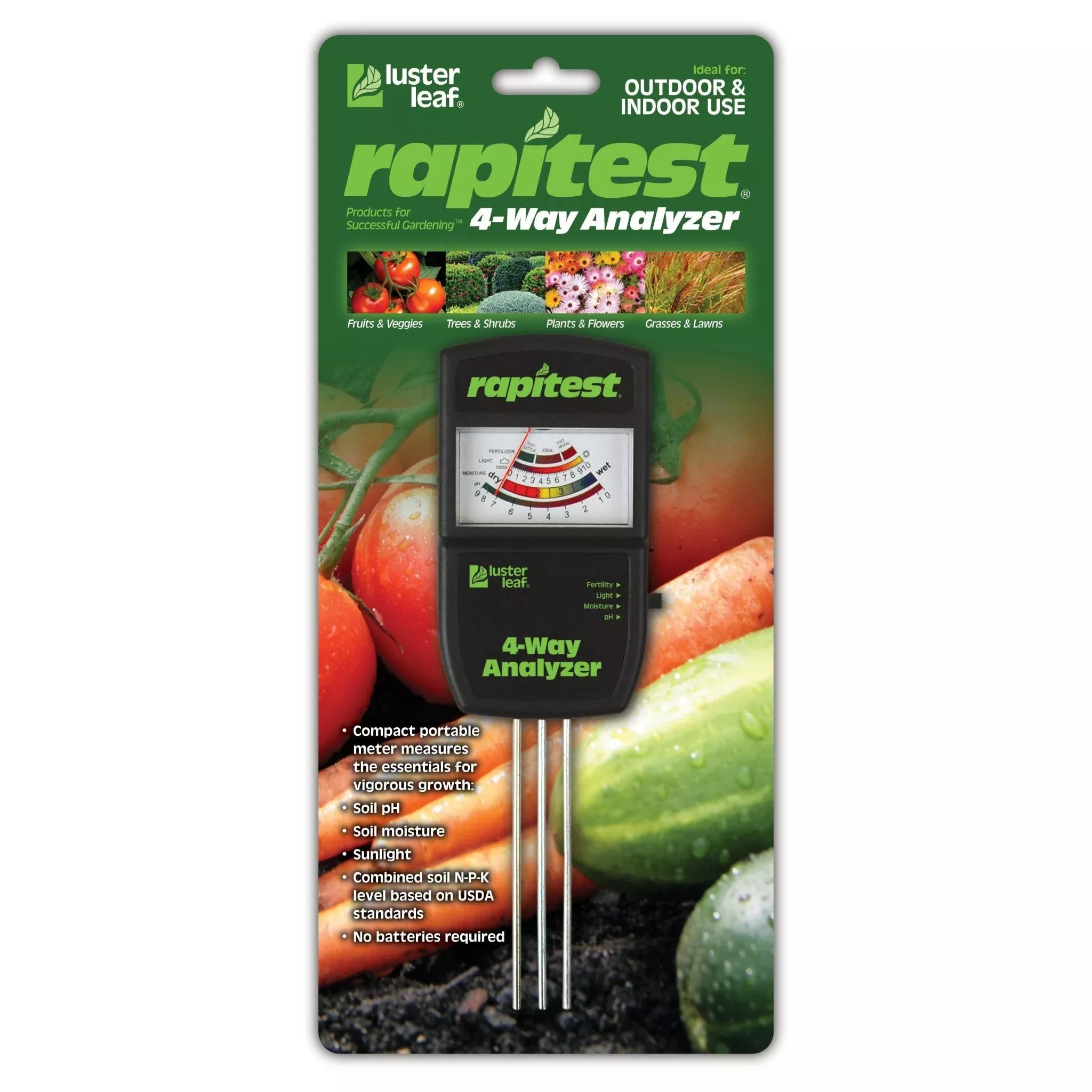 Luster Leaf Rapitest Electronic 4-Way Analyzer