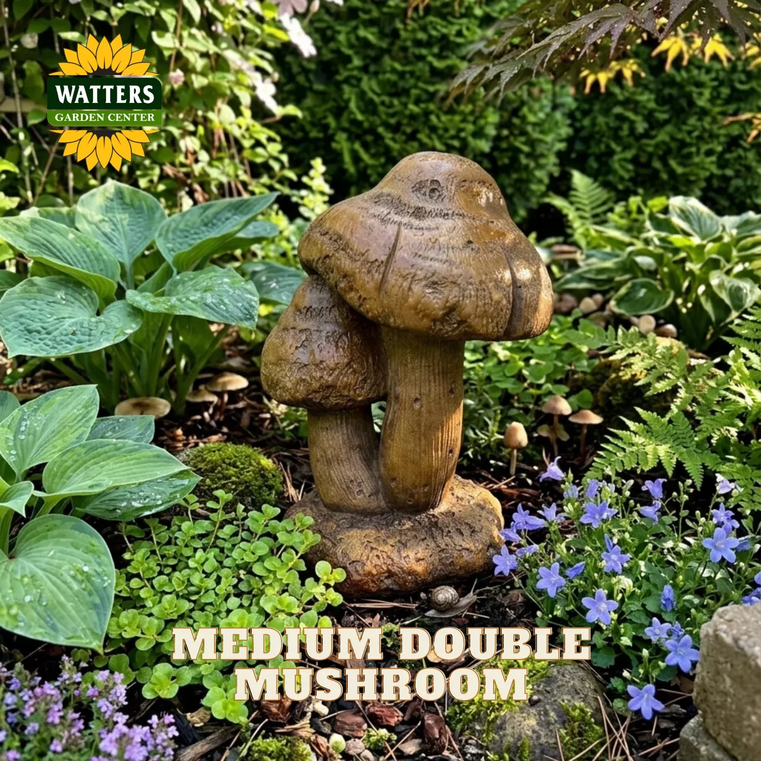 MEDIUM DOUBLE MUSHROOM