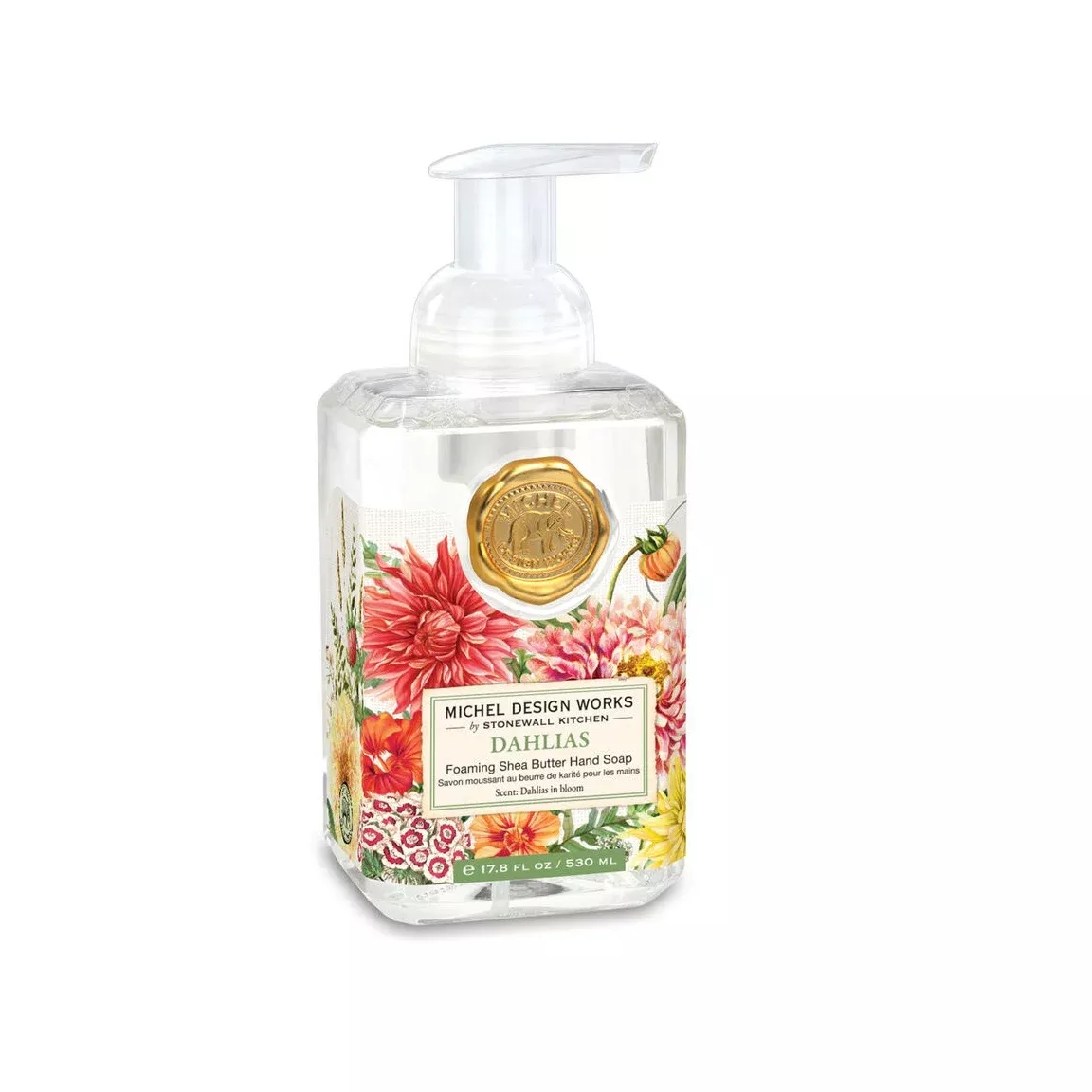 Michel Design Dahlias Foaming Hand Soap