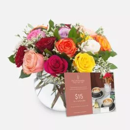 Multicolor Rose Garden + Coffee Date
