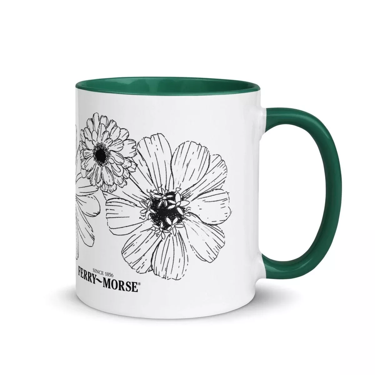 “My Morning Buzz” Zinnia Flower 11oz. Mug
