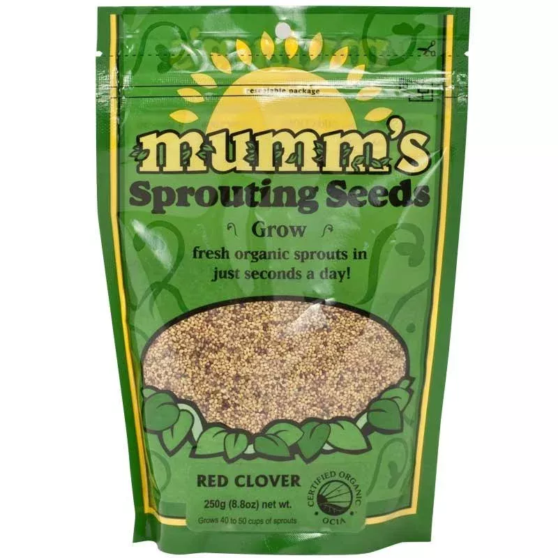 Organic Red Clover Sprouting Seeds