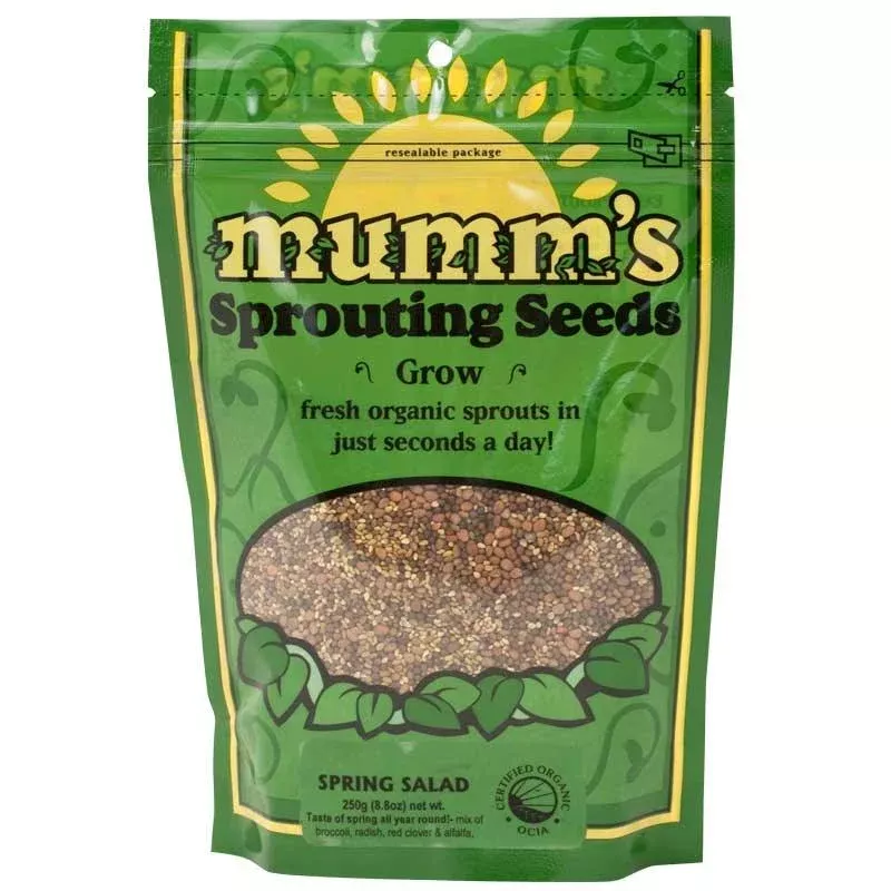 Organic Spring Salad Sprouting Seed Mix