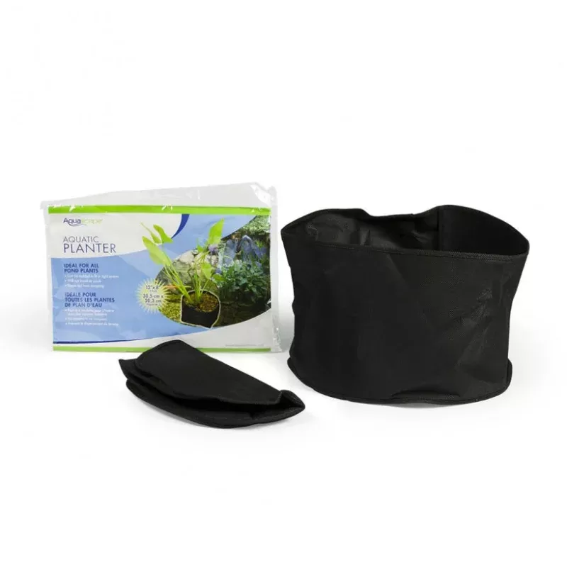 Pot, Pond Plant, 12in x 8in Deep, 2 Pack
