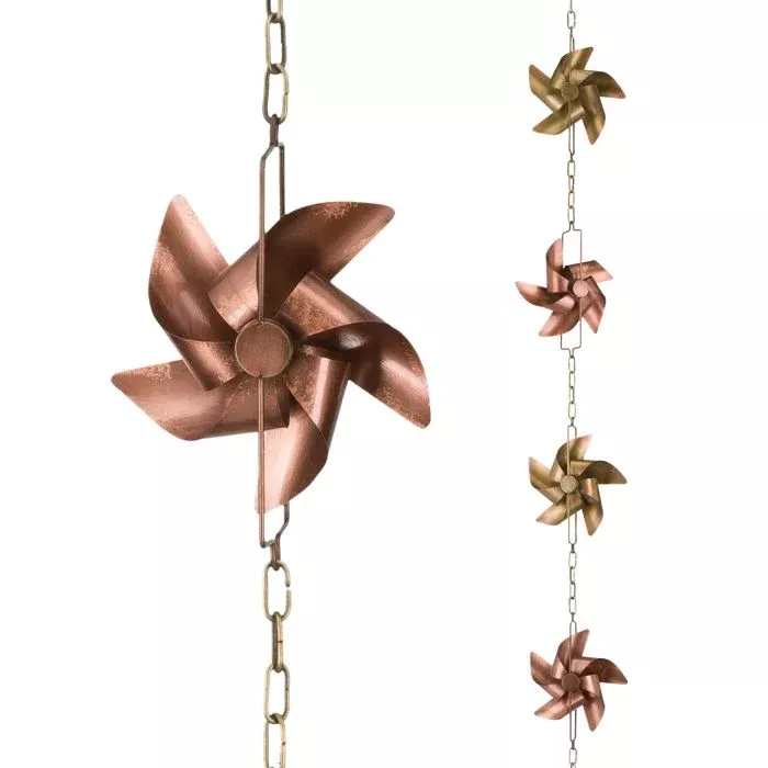 Rain Chain – Pinwheel