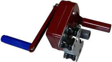Roll up side gear crank operators