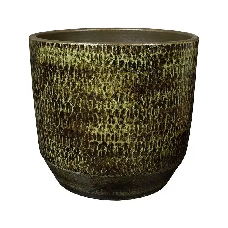 Sanna Plant Pot 26cm Height 29cm Dia Pot Moss Green