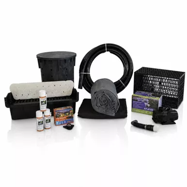 Simply Waterfalls 6100 15' x 30' EPDM Waterfall Kit with MatrixBlox