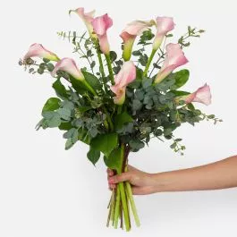 Soft Pink Calla Lily Bouquet