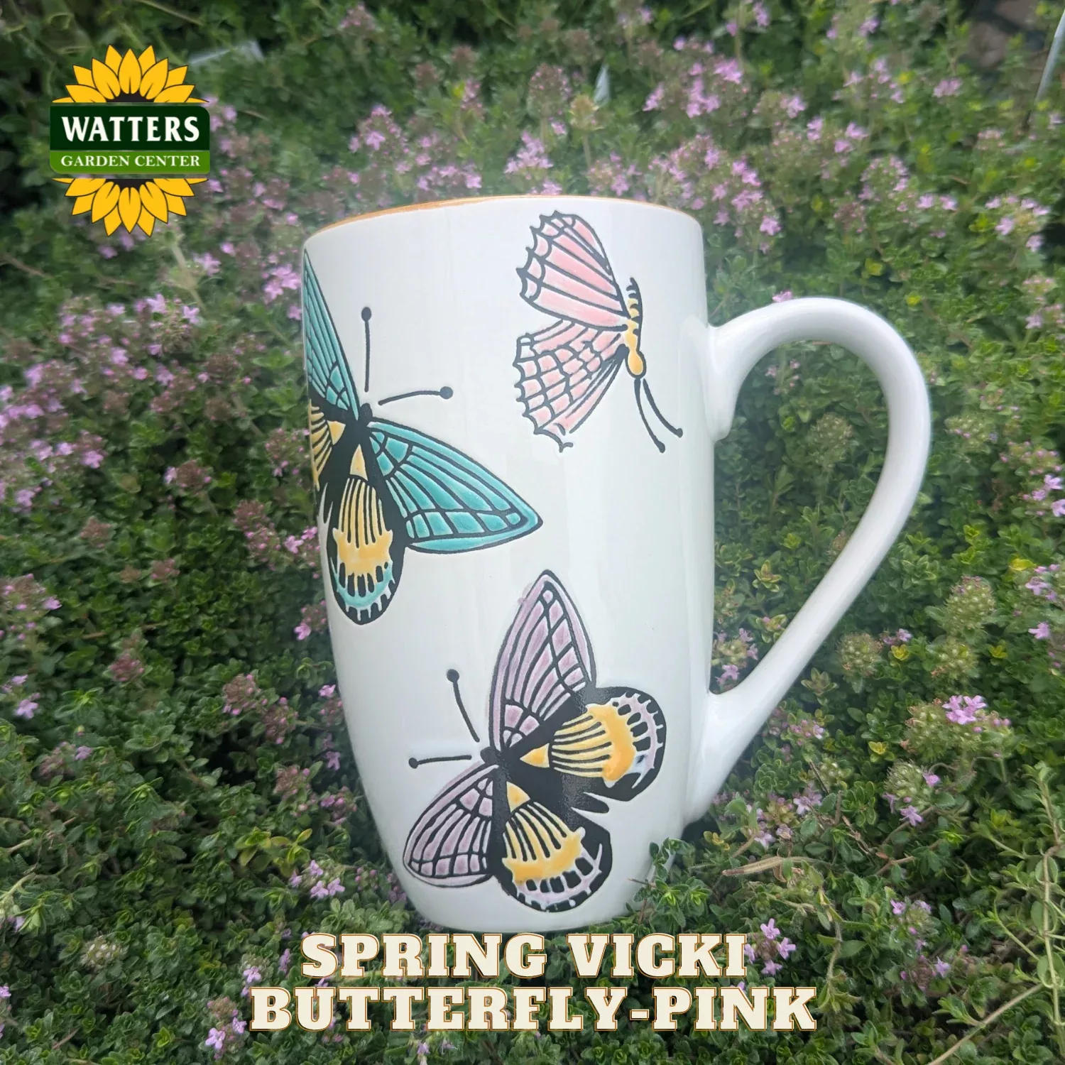 SPRING VICKI BUTTERFLY MUG