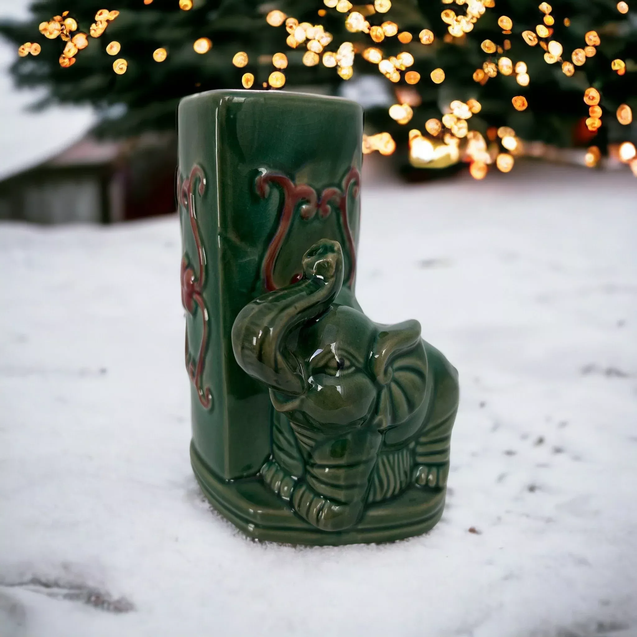 Stunning Figurine Style Ceramic Planter – Unique Decorative Garden Pot