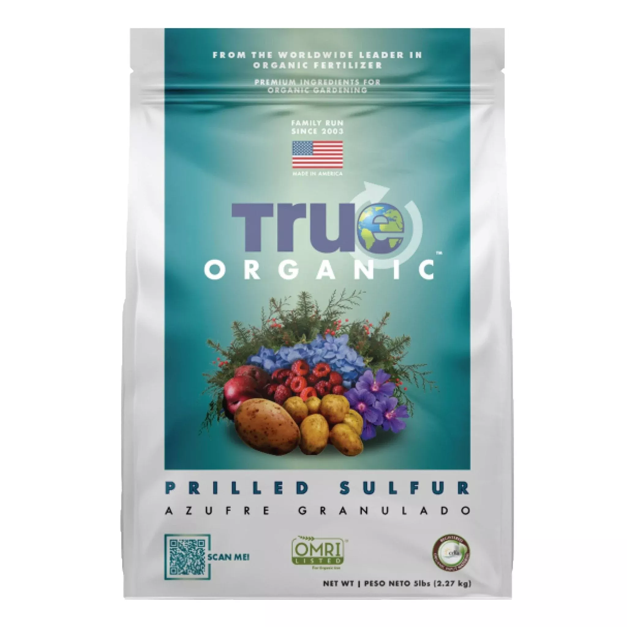 True Organic 5 lb. Bag Prilled Sulfur